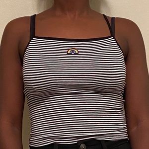 Garage cropped tank top